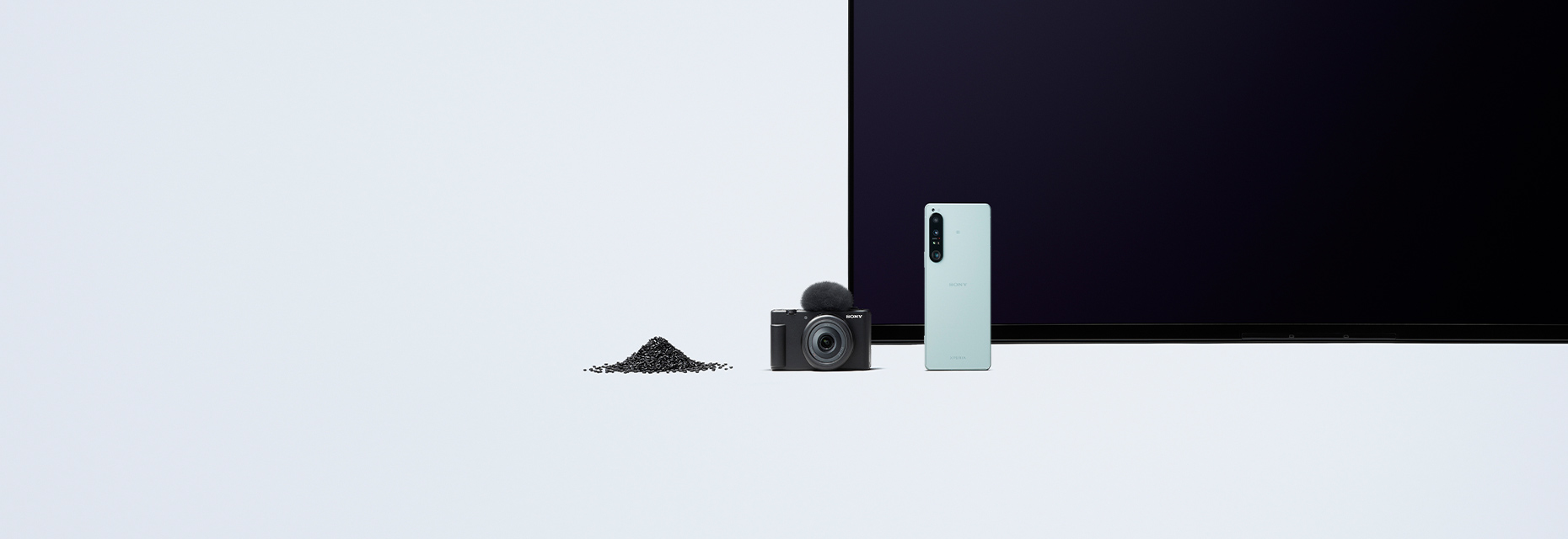 Imagem do SORPLAS com produtos eletrónicos da Sony