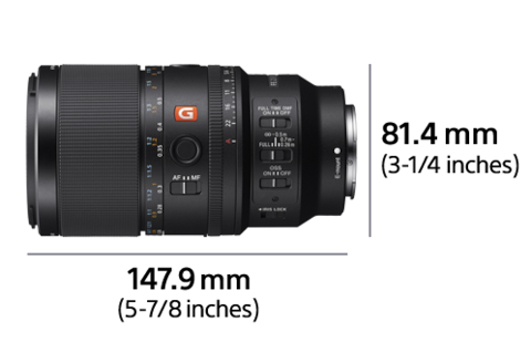 Objectif Sony FE 100mm F2.8 STF GM OSS - Ouverture F/2.8, Monture E, Stabilisé, Comme Neuf