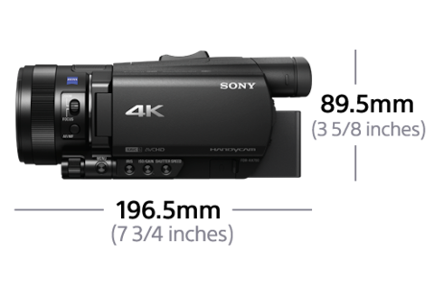 4K HDR Camcorder with Fast Hybrid AF | 4K Handycam FDR-AX700