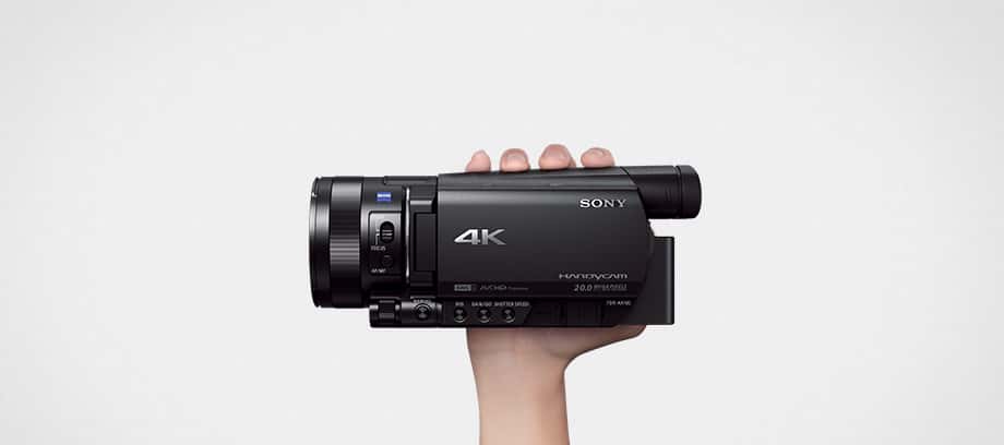 4K Camcorder | Portable Video Camera | FDR-AX100E | Sony Africa
