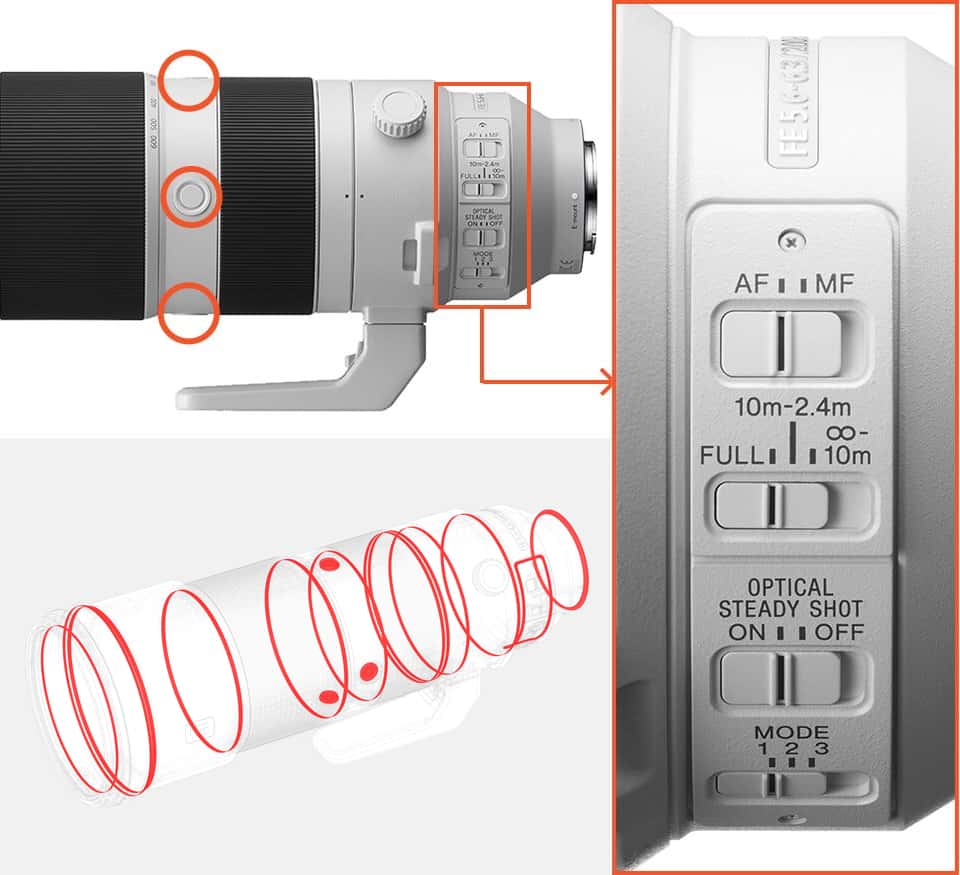 FE 200-600mm F5.6-6.3 G OSS | SEL200600G | Sony Africa