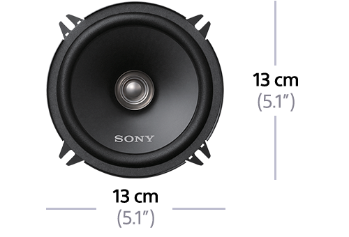 13cm (5.1”) Dual Cone Speakers | XS-FB131E | Sony Africa